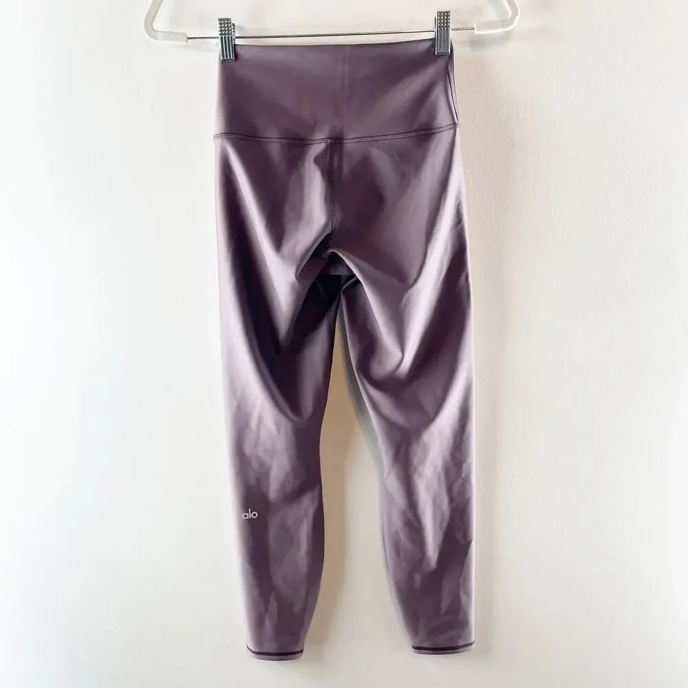 Alo 7/8 Airlift High Waist Leggings Raisinette Purple Small